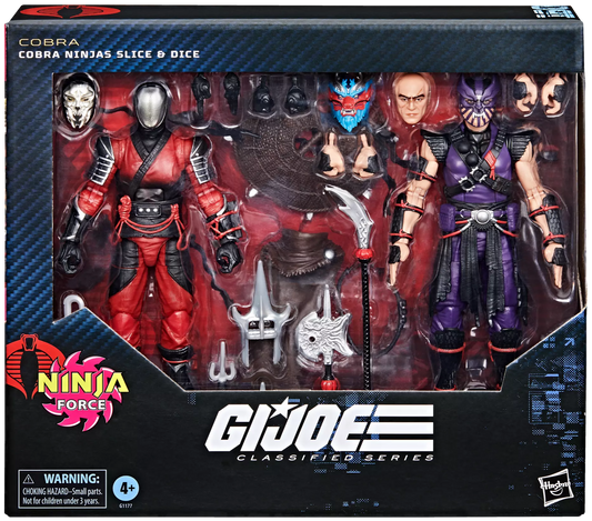 G.I. Joe -  Classified Series -  #160 - Cobra Ninjas Slice & Dice