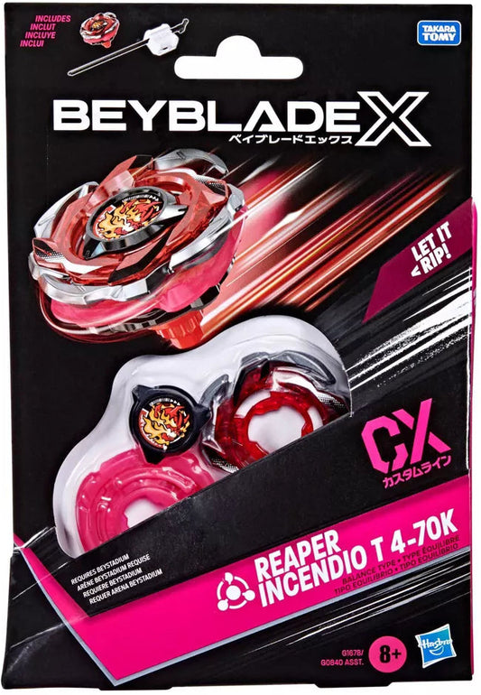Beybalde X - Reaper - Incendio T 4-70K - CX Starter Pack Set