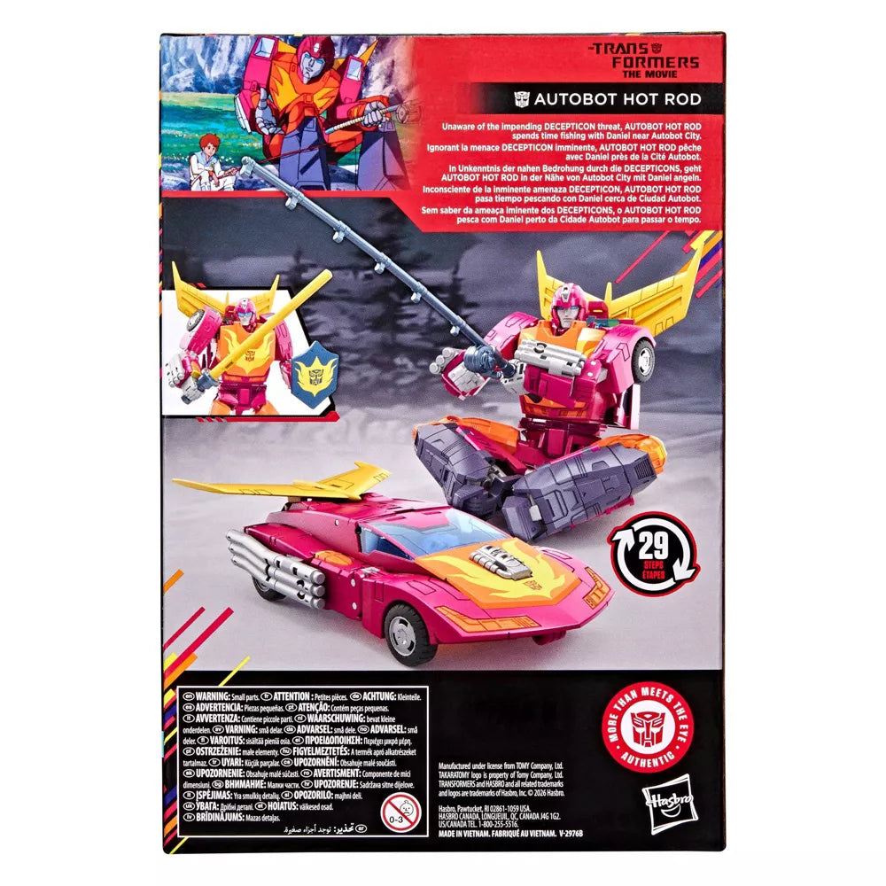 Transformers -  Studio Series - The Transformers: The Movie Voyager Class - Autobot Hot Rod