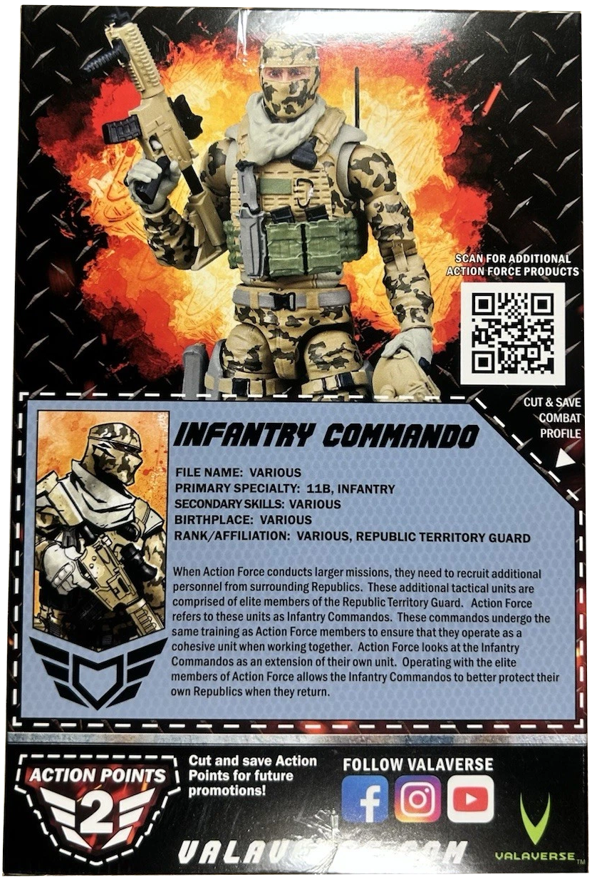 Valaverse - Action Force - Infantry Commando - Dorkside Toys Exclusive - Action Figure