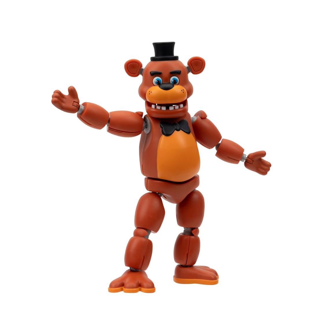 Jazwares -  Five Nights at Freddy's - Endo-1 Classic Freddy and Withered Freddy Endoskeleton -  6-in Glow-in-the-Dark Action Figure Set