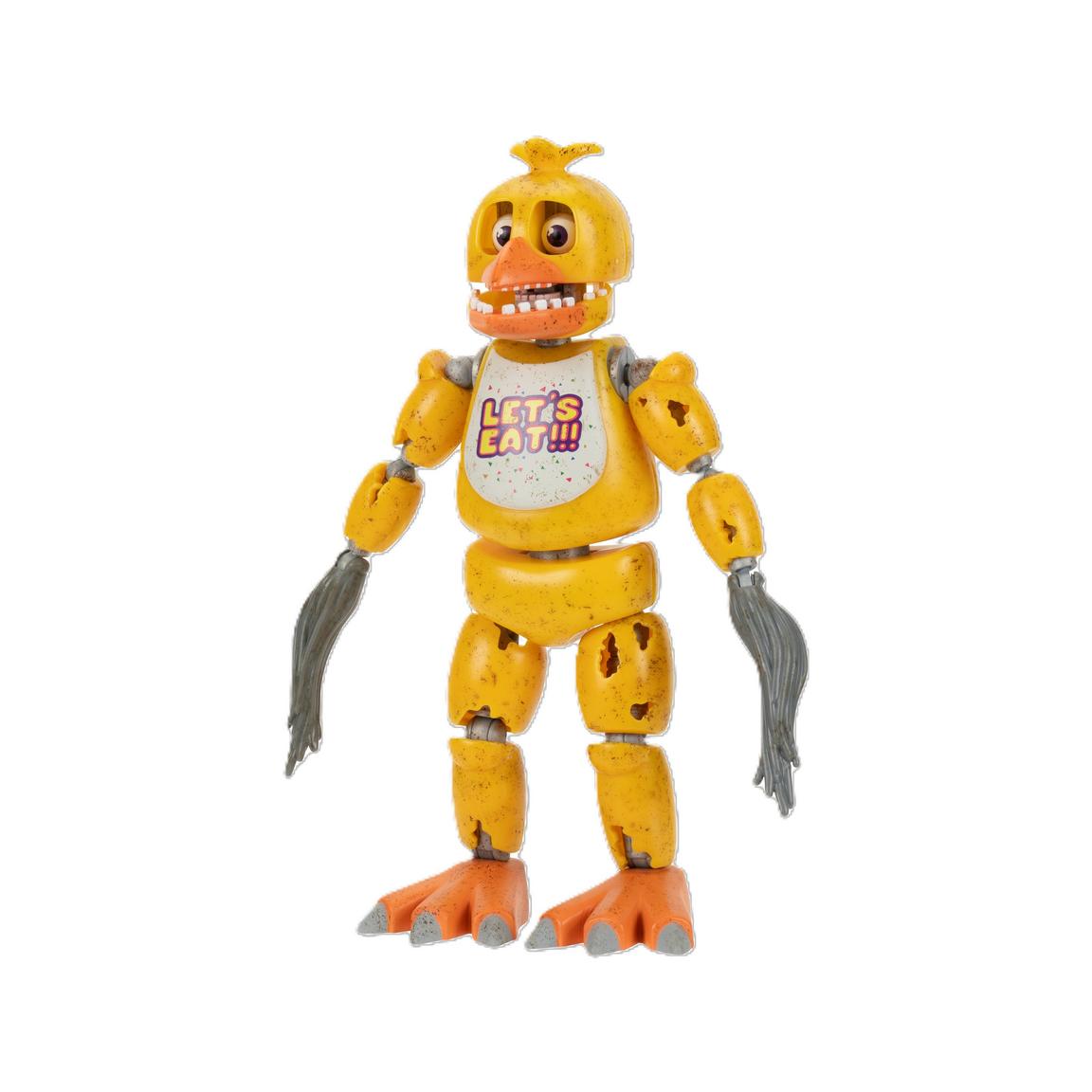 Jazwares -  Five Nights at Freddy's - Endo-1 Classic Chica and Withered Chica Endoskeleton -  6-in Glow-in-the-Dark Action Figure Set