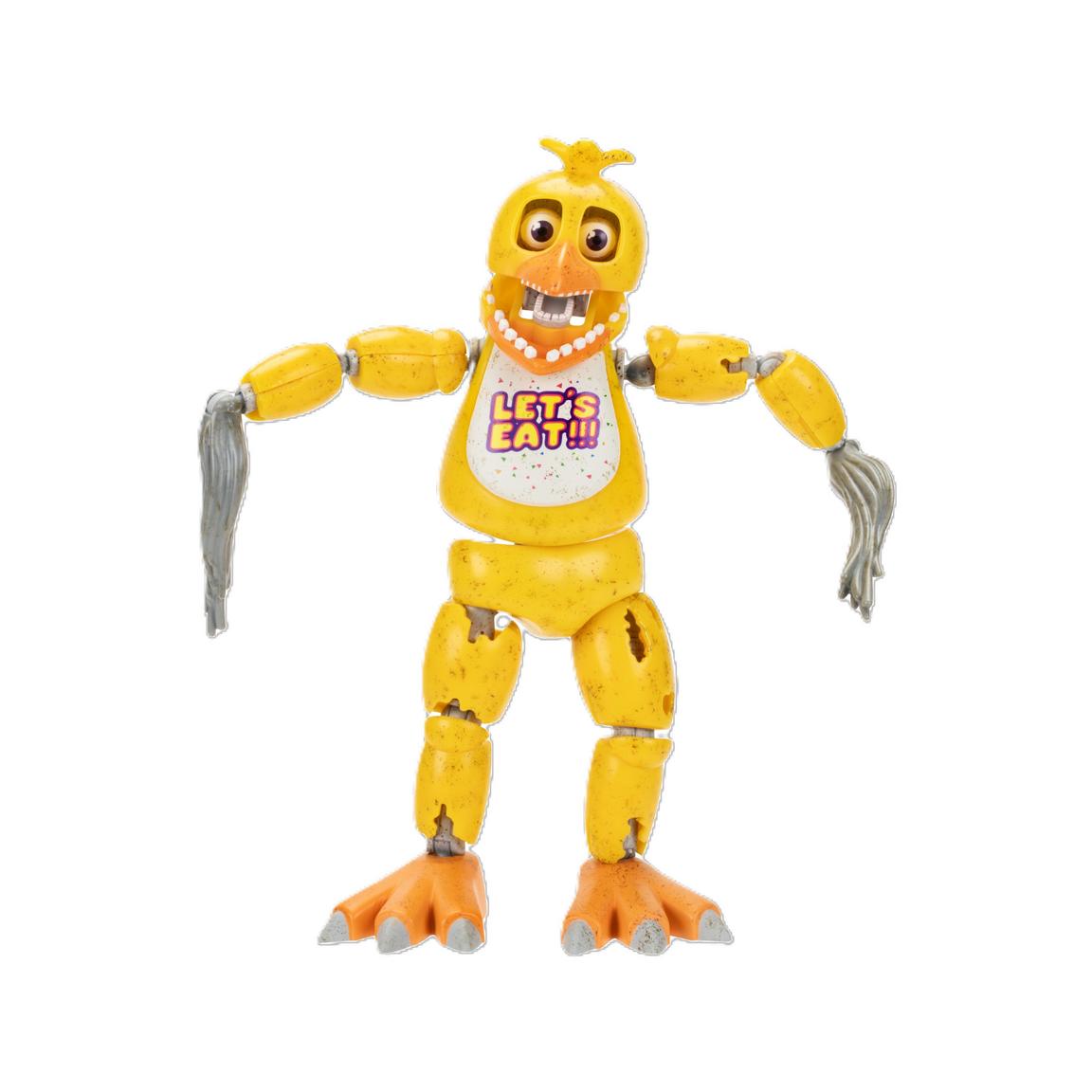 Jazwares -  Five Nights at Freddy's - Endo-1 Classic Chica and Withered Chica Endoskeleton -  6-in Glow-in-the-Dark Action Figure Set