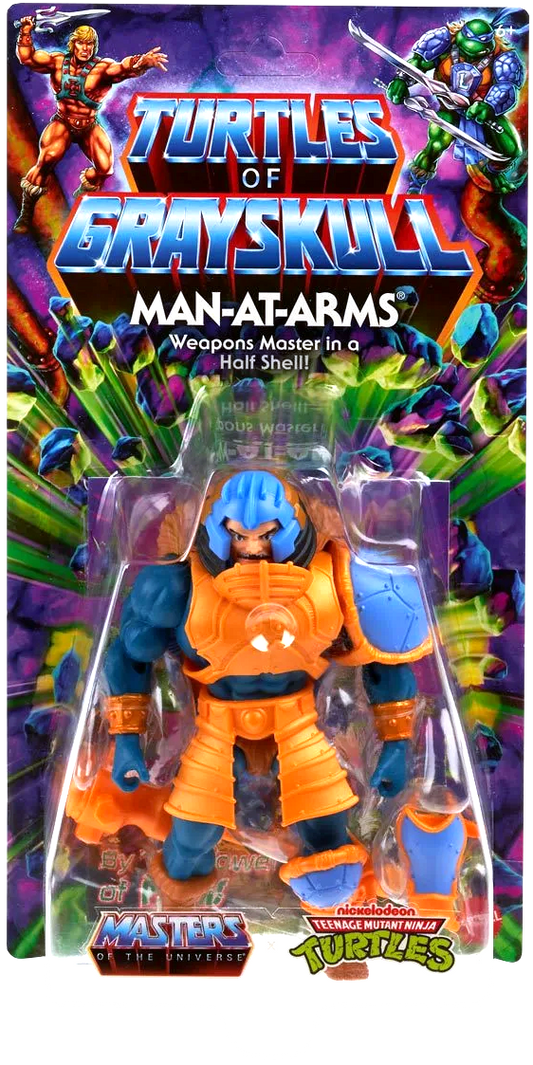Masters of the Universe Origins Turtles of Grayskull Man-At-Arms Action Figure