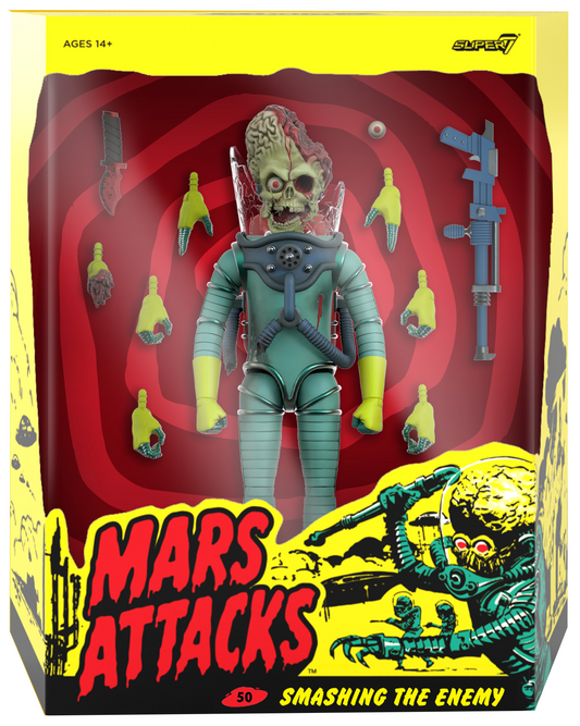 Super7 - Mars Attacks  - Martian (Smashing the Enemy)