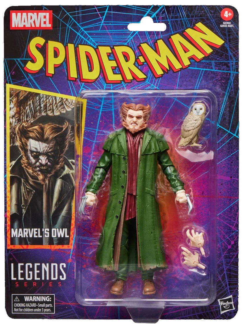 Marvel Legends - Spider-Man -  Retro Cardback - Owl -  6-Inch Action Figure