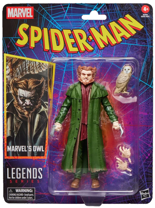 Marvel Legends - Spider-Man -  Retro Cardback - Owl -  6-Inch Action Figure