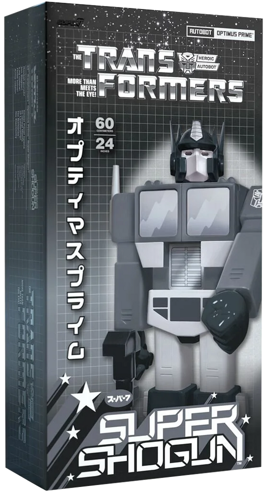 SUPER7 - Transformers - Super Shogun -  Optimus Prime (Dead Black) Jumbo Action Figure