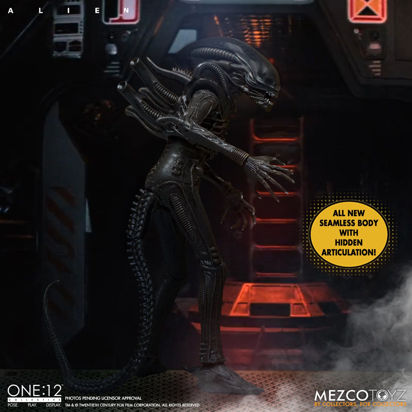 MEZCO -ONE-12 COLLECTIVE -  ALIEN DELUXE EDITION AF