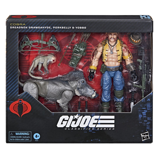 G.I. Joe Classified Series #125, Dreadnok Gnawgahyde and pets Porkbelly & Yobbo