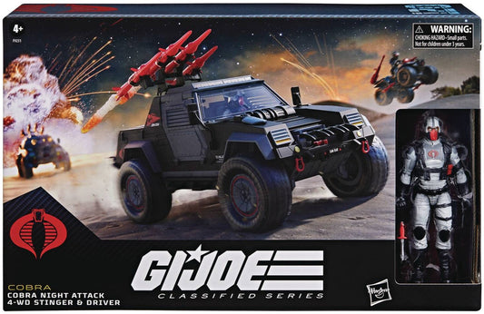 G.I. Joe Classified Series #120, Cobra Night Attack 4-WD Stinger & Driver