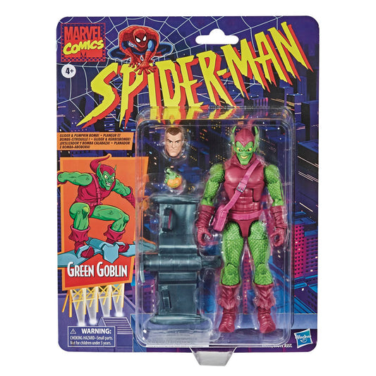 Hasbro Spider-Man Retro Marvel Legends Green Goblin 6-Inch