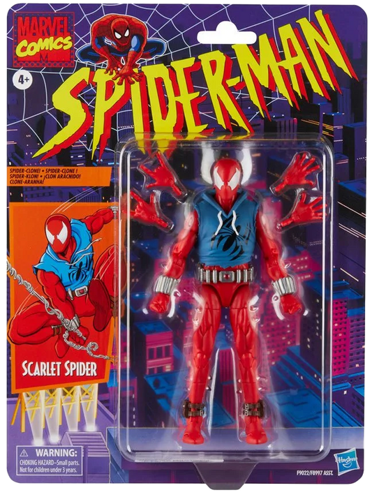 Spider-Man Marvel Legends Comic 6-inch Scarlet Spider Action Figure