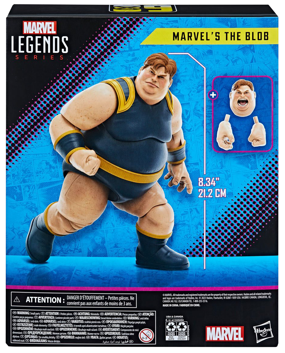X-Men 60th Anniversary Marvel Legends The Blob 6-Inch Action Figure