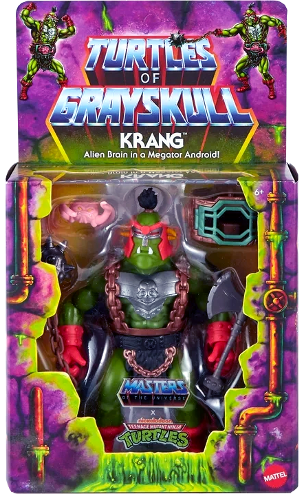 Masters of the Universe -  Origins  - Turtles of Grayskull - Oversized Krang -  Action Figure