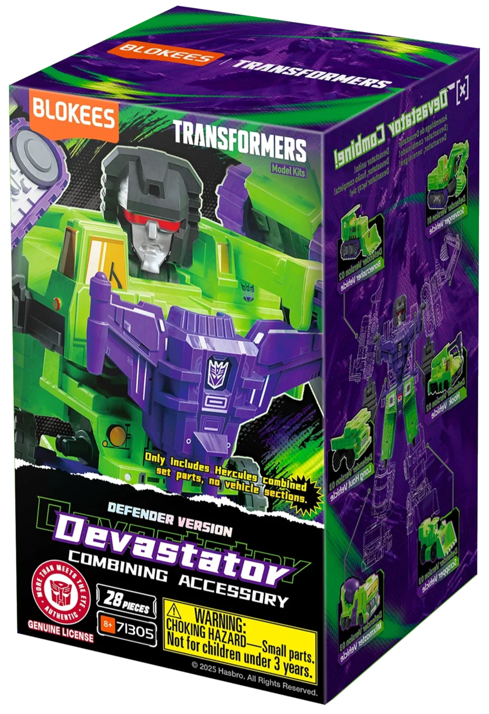 BLOKEES - Transformers Defender Version Devastator Kits Combining Accessory