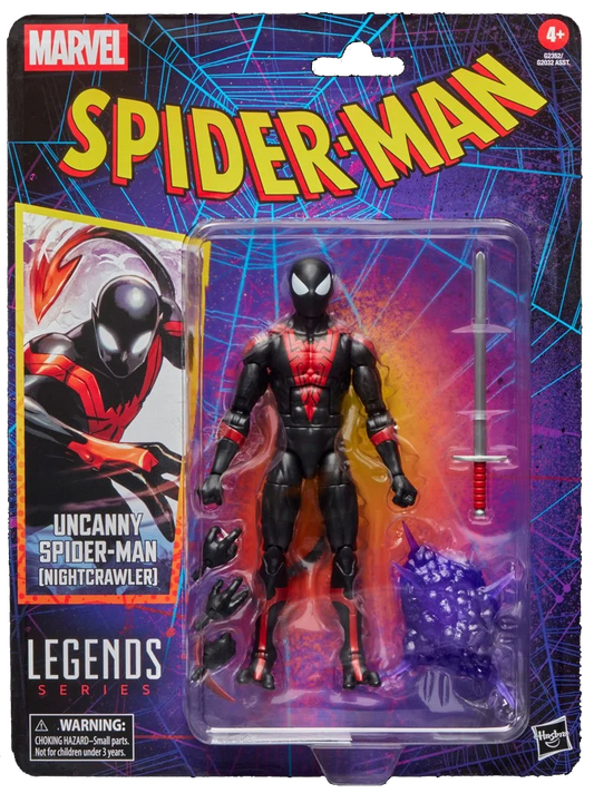 Marvel Legends - Spider-Man - Retro Cardback - Uncanny Spider-Man (Nightcrawler) - 6-Inch Action Figure