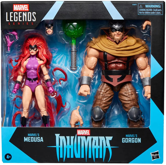 Marvel Legends - Inhumans - Medusa & Marvel’s Gorgon - 6-Inch Action Figures 2-Pack