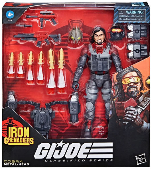 Pre-Orde - G.I. Joe Classified Series Deluxe Iron Grenadier Metal-Head 6-Inch Action Figure