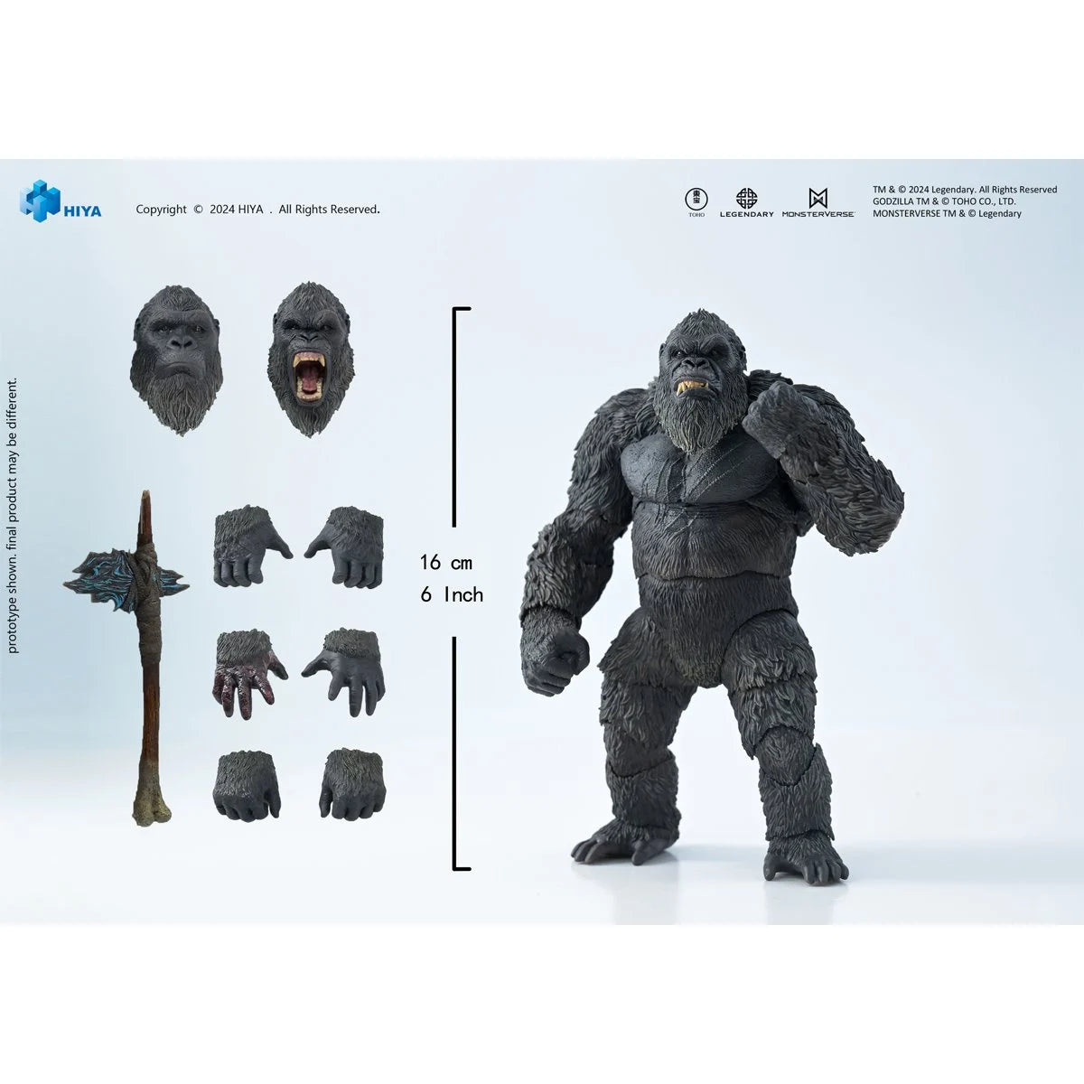 Hiya - Godzilla x Kong: The New Empire - Kong - Exquisite Basic Action Figure