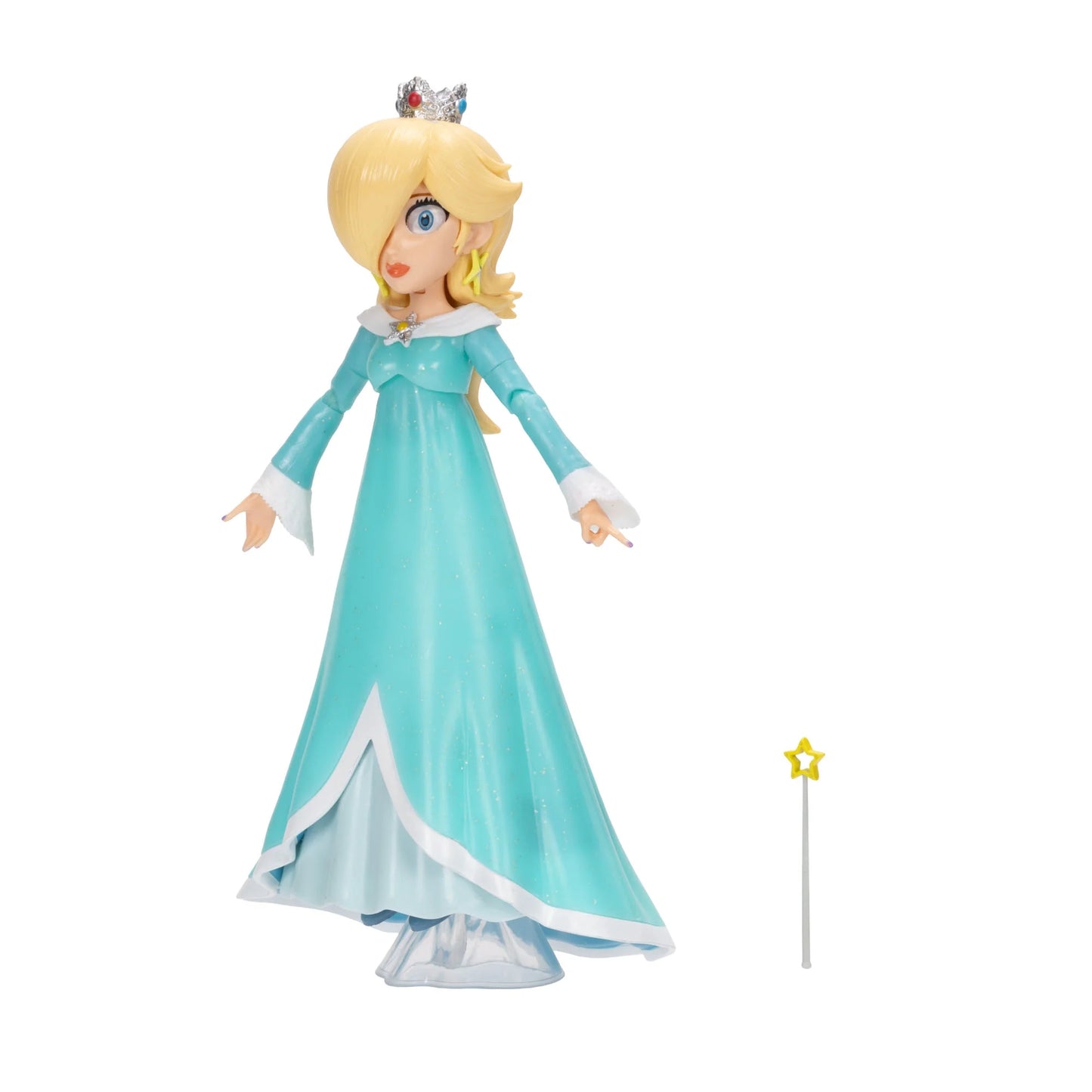 Jakks - The Super Mario Galaxy Movie - Rosalina Figure with Wand and Stand Accessories