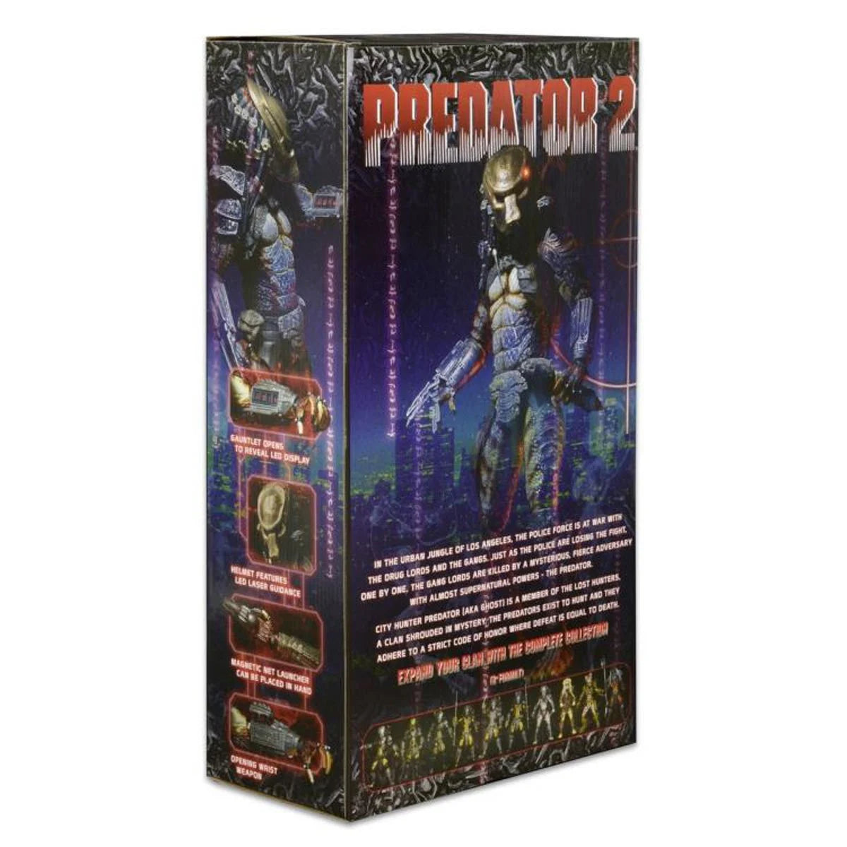 NECA - Predator 2 - Predator City Hunter Light-Up - 1:4 Scale Action Figure