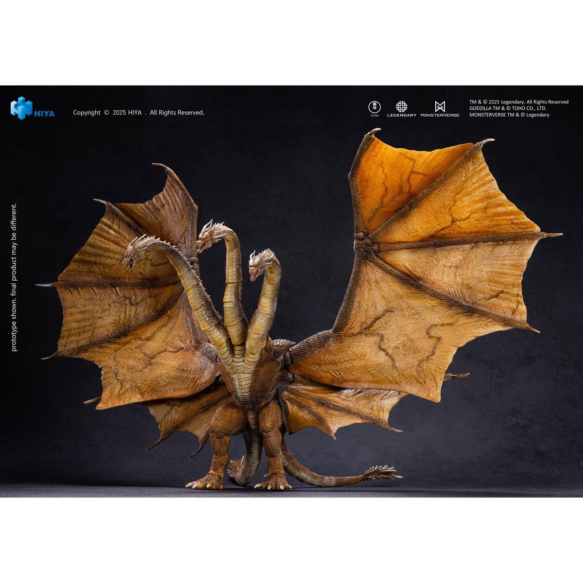 Hiya - King of the Monsters King Ghidorah 2.0 Exquisite Basic Series Action Figure