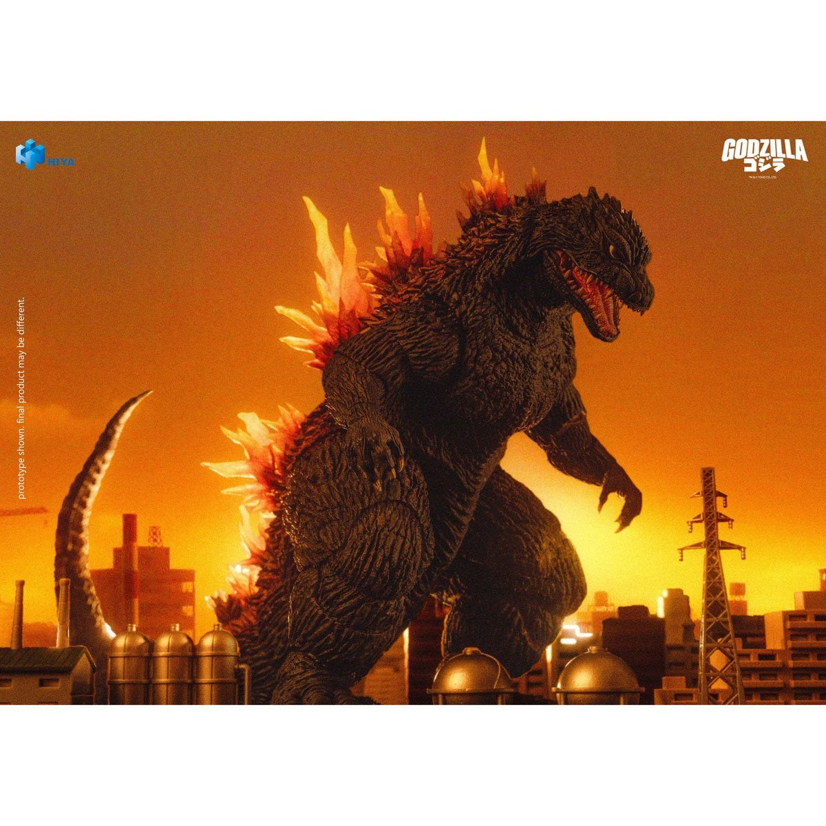 Hiya - Godzilla 2000: Millennium 1999 - Godzilla Heat Ray - Exquisite Basic Action Figure