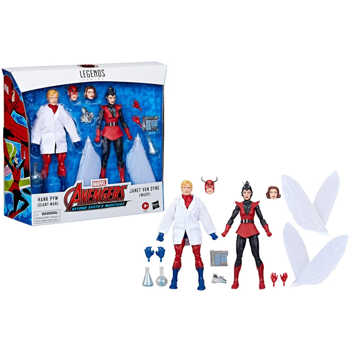 Marvel Legends - Avengers - Hank Pym (Giant Man) and Janet Van Dyne (Wasp - 2 Pack