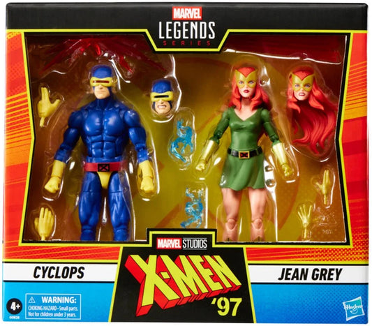 Marvel Legends - X-Men 97 - Cyclops and Jean Grey - 6 inch Action Figure 2PK