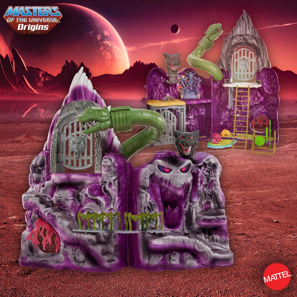 Masters Of The Universe Origins Snake Mountain Playset MyLostToy Masters Of The Universe Origins Snake Mountain Playset MyLostToy