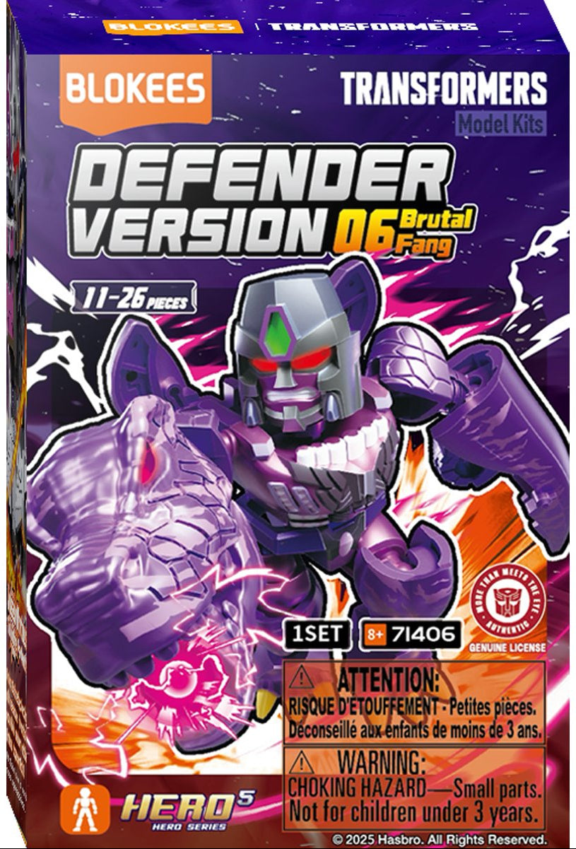 Blokees - Transformers -  Defender Version 06 - Brutal Fang