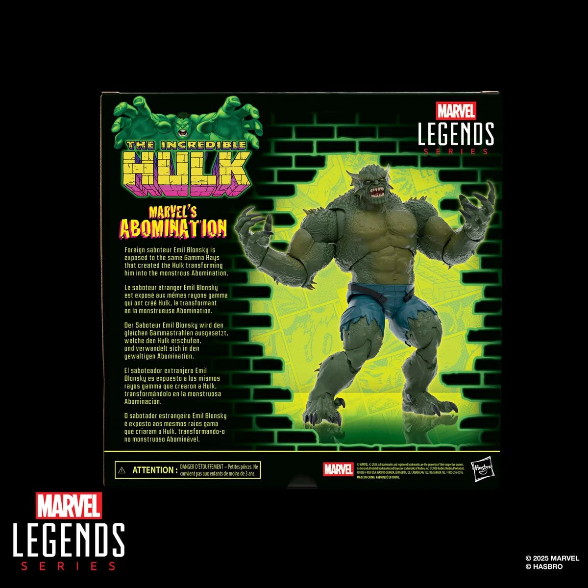 Marvel Legends - Hulk - Marvel's Abomination - 6 Inch Action Figure