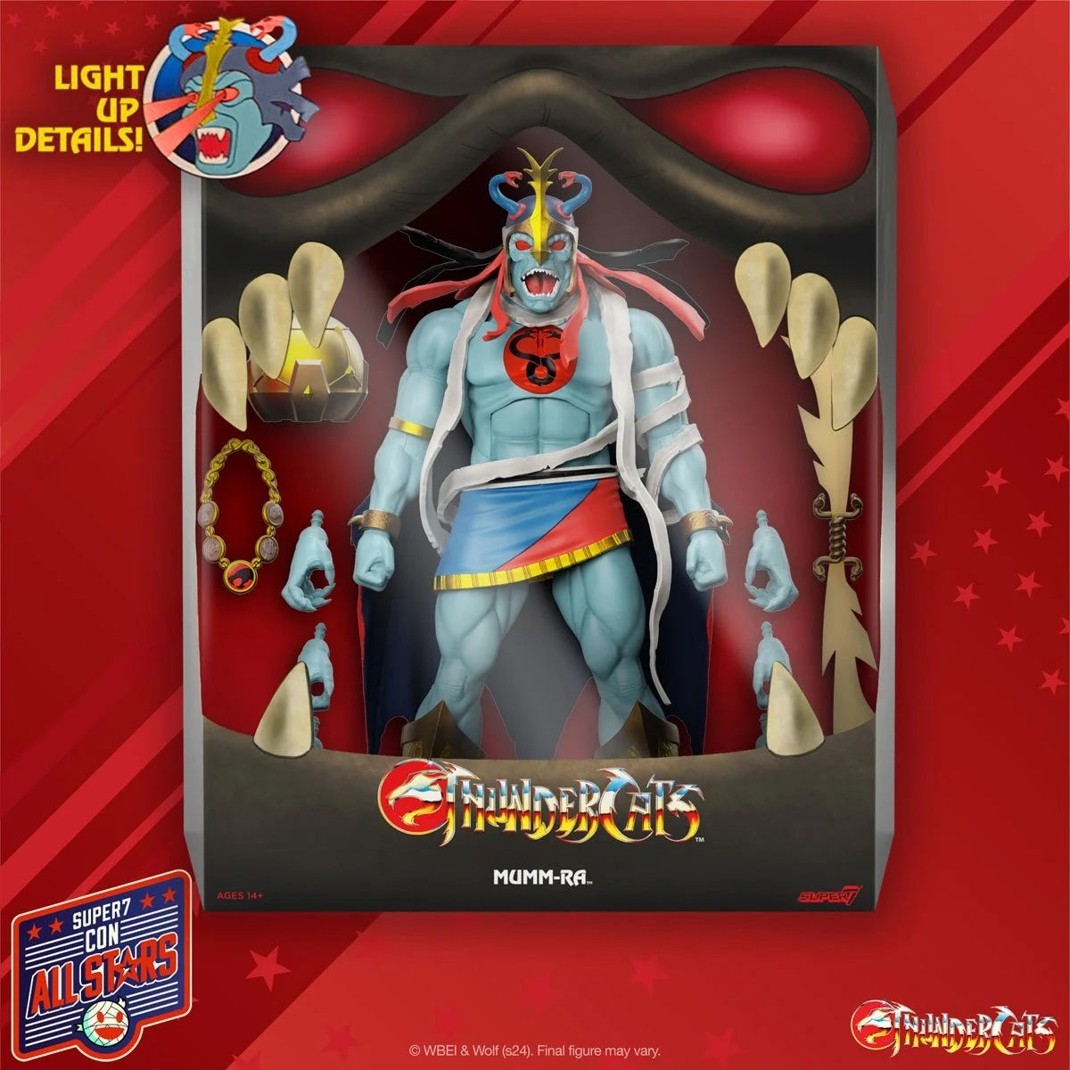 Super 7 - Thundercats- Ultimates Mumma-Ra (LED Eyes)