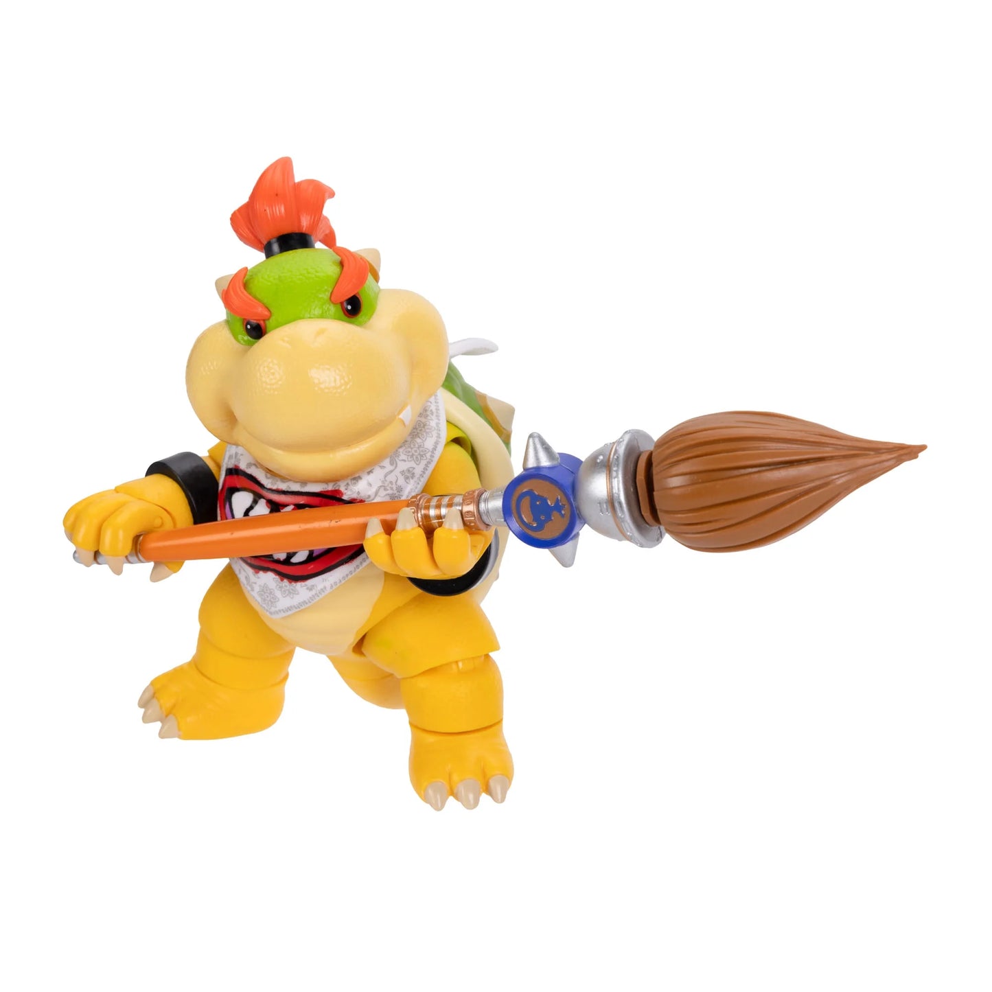 Jakks - The Super Mario Galaxy Movie - Bowser Jr. Figure with Paint Brush Accessory