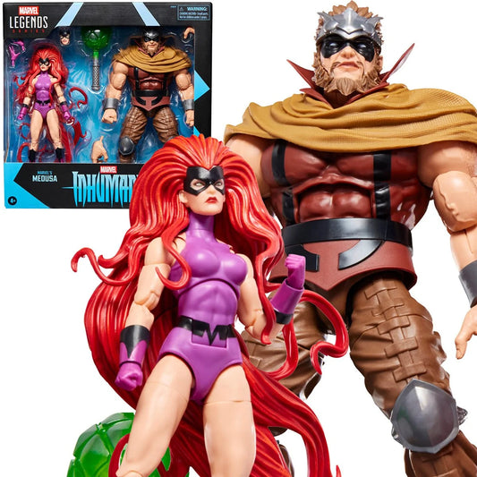 Marvel Legends - Inhumans - Medusa & Marvel’s Gorgon - 6-Inch Action Figures 2-Pack