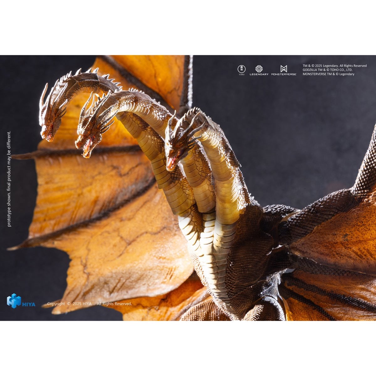 Hiya - King of the Monsters King Ghidorah 2.0 Exquisite Basic Series Action Figure