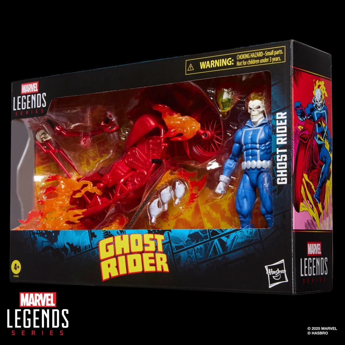 Marvel Legends - Ghost Rider - Johnny Blaze - 6 Inch Action Figure with Motorcycle