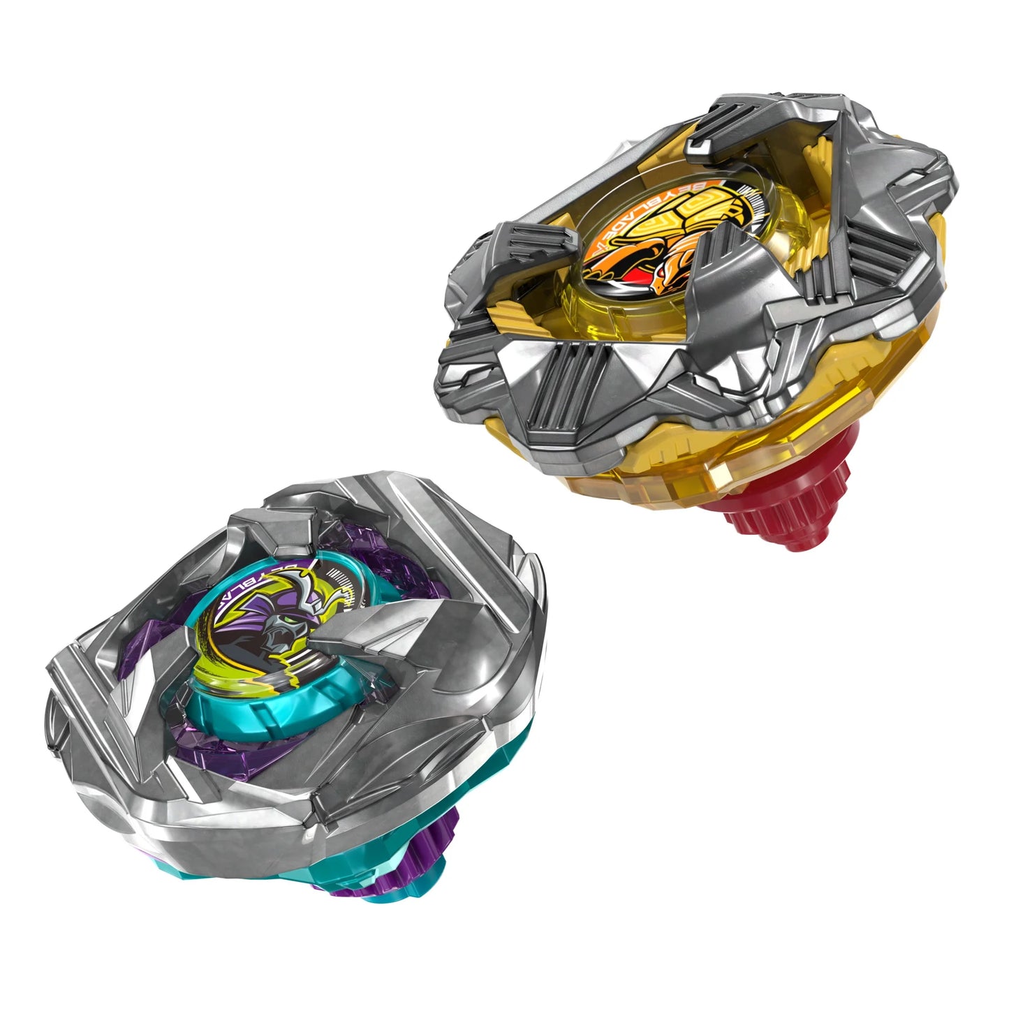 Beybalde X - Calibur Samurai BX and Obsidian Shell BX - Battle Tops - Dual Pack Set