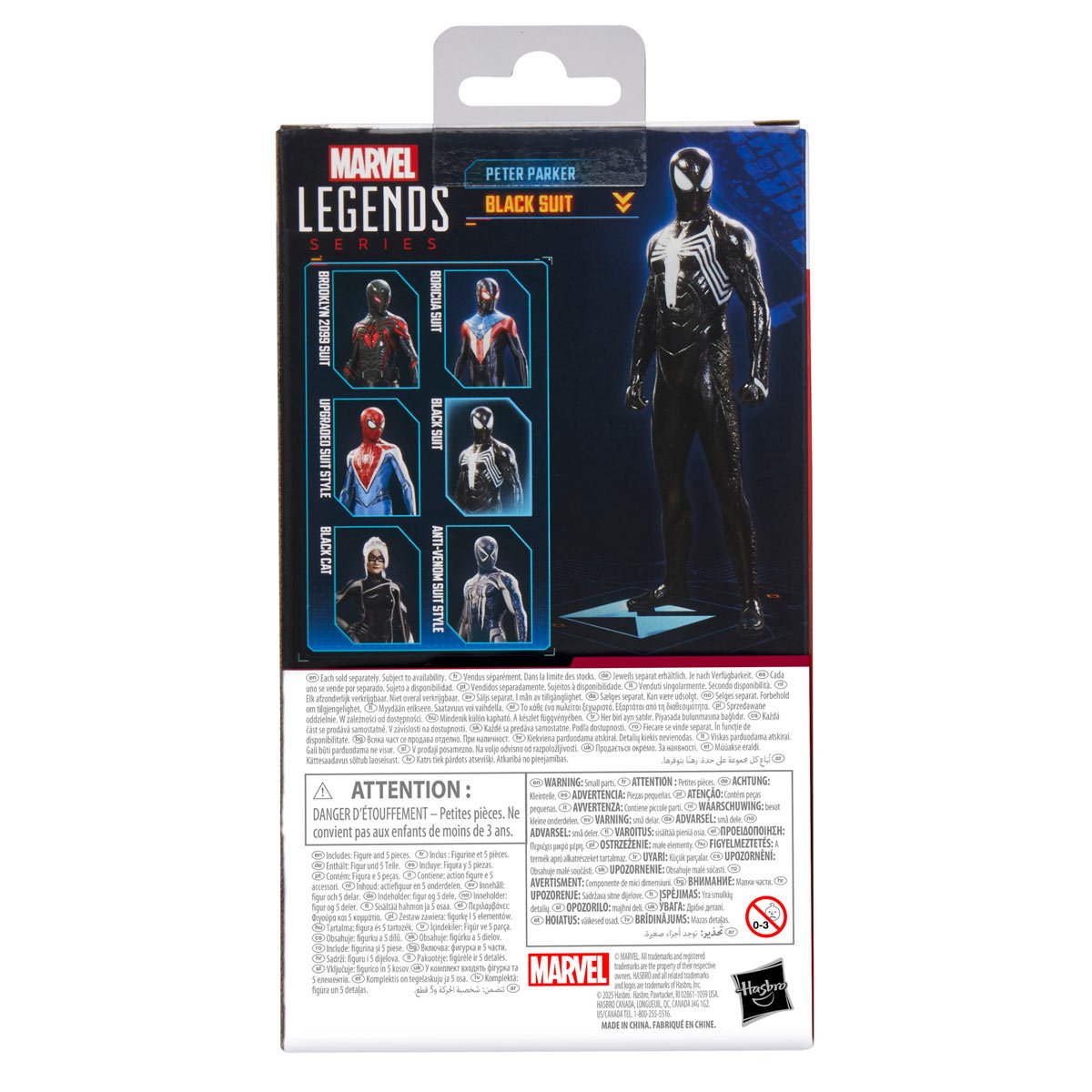 Marvel Legends - Spider-Man - Gameverse - Peter Parker Black Suit