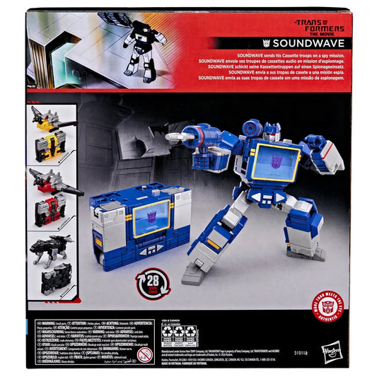 Transformers -  Studio Series 86  - The Transformers: The Movie - Leader Class -  Soundwave