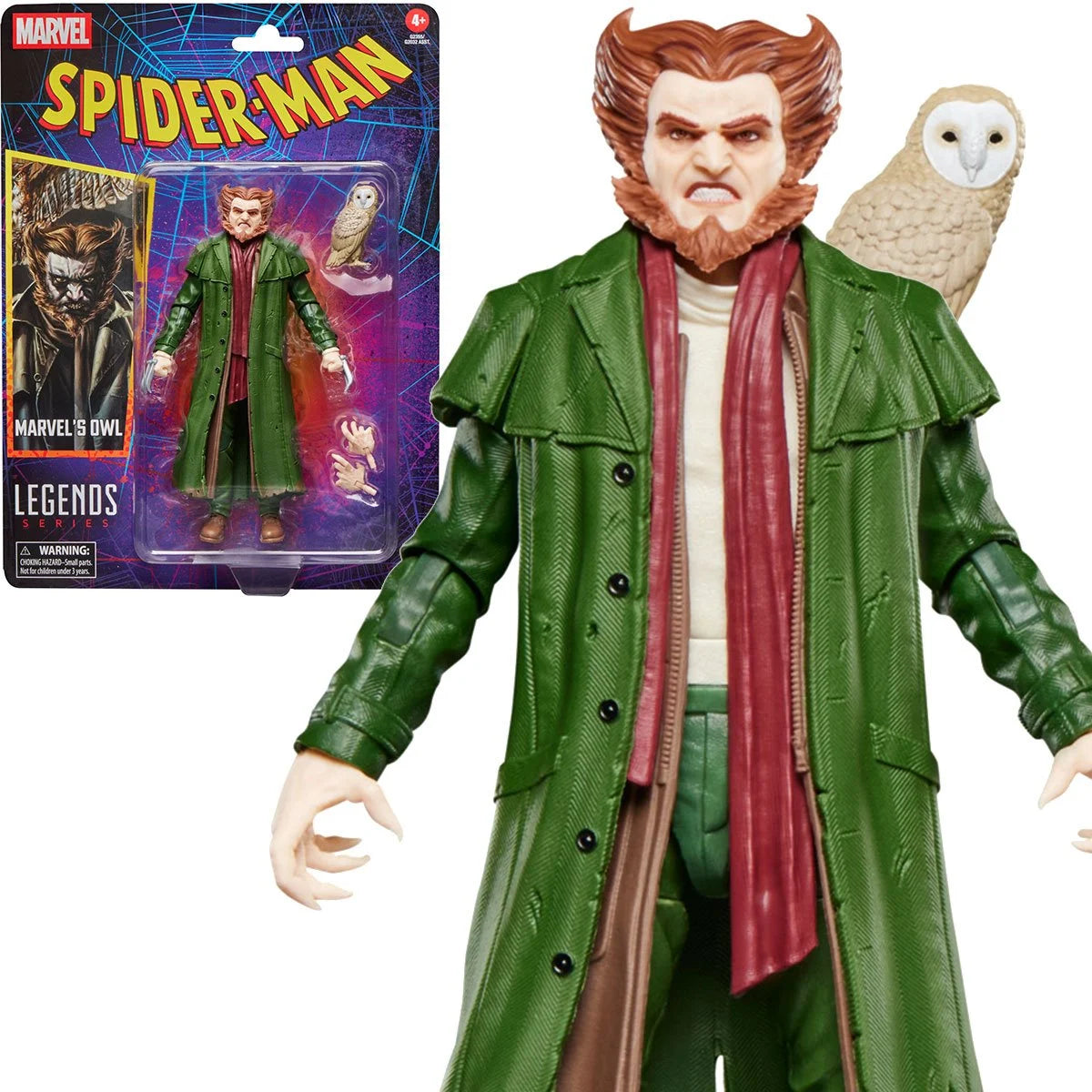 Marvel Legends - Spider-Man -  Retro Cardback - Owl -  6-Inch Action Figure