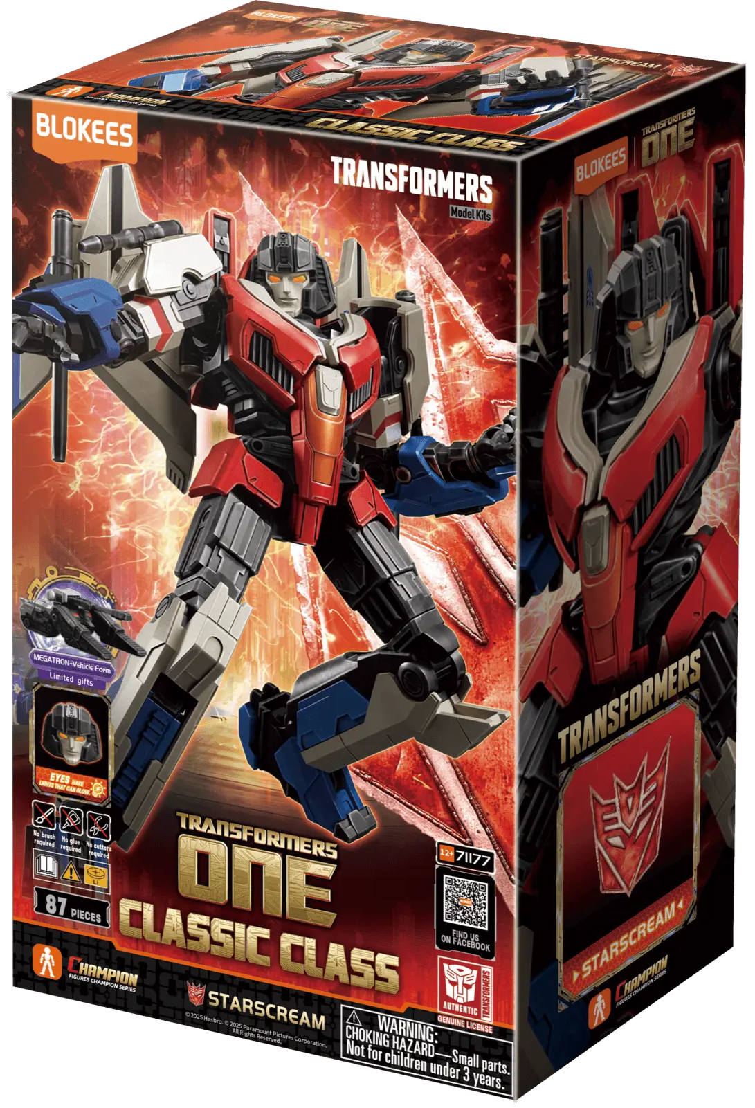 Blokees - Transformers Classic Class  - Starscream - Transformers One