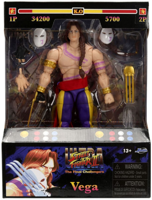 Jada Toys - Ultra Street Fighter II - Vega -  6-Inch Action Figure