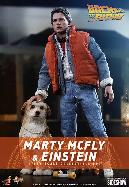 Hot Toys - Marty McFly and Einstein (Mms573)