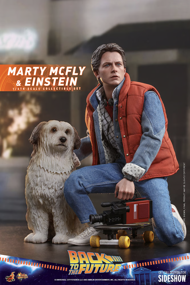 Hot Toys - Marty McFly and Einstein (Mms573)
