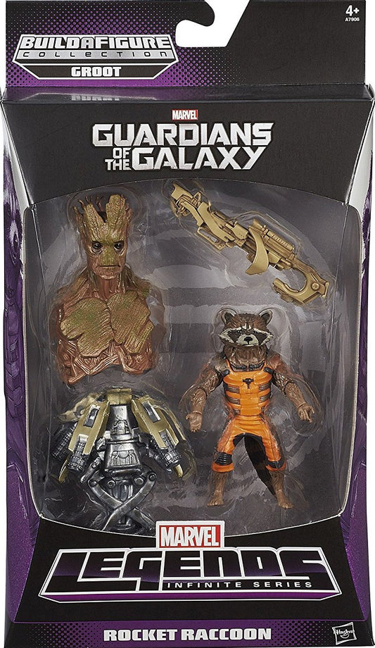 Marvel Legends - Rocket Racoon - Groot Build A Figure
