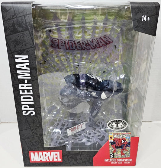 McFarlane Toys Marvel Collection - Spider-Man (Issue 1, Cover Artwork) Platinum -  1:6th Scale Figure