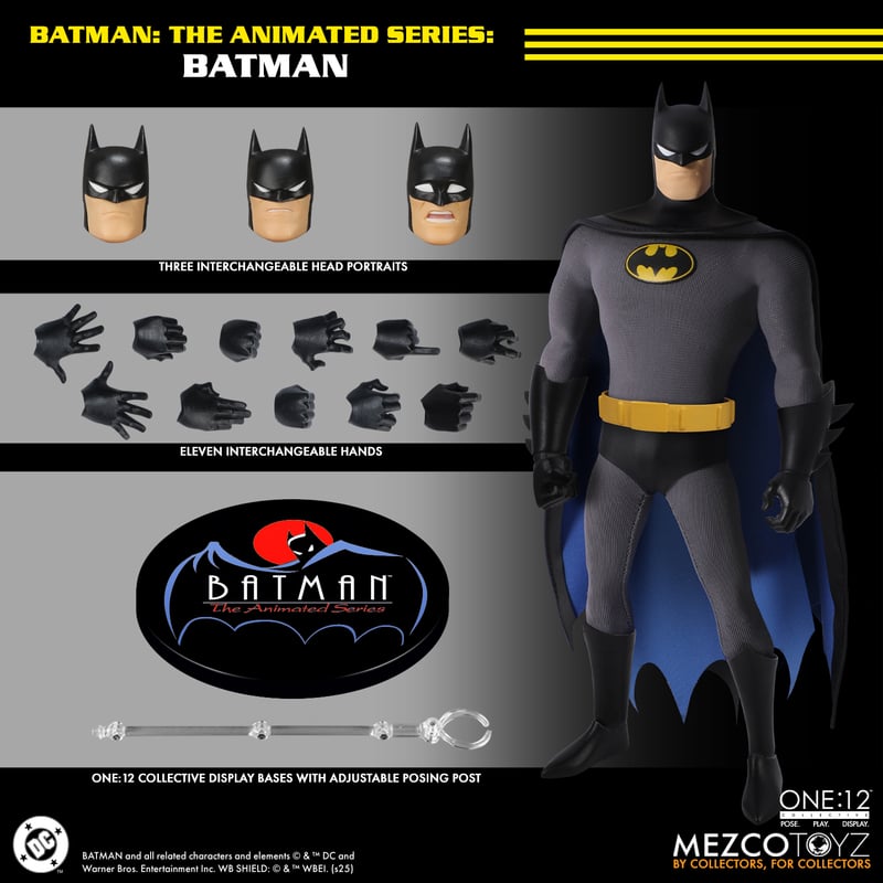 Mezco - Batman: The Animated Series - One:12 Collective - Batman - 6" Action Figure