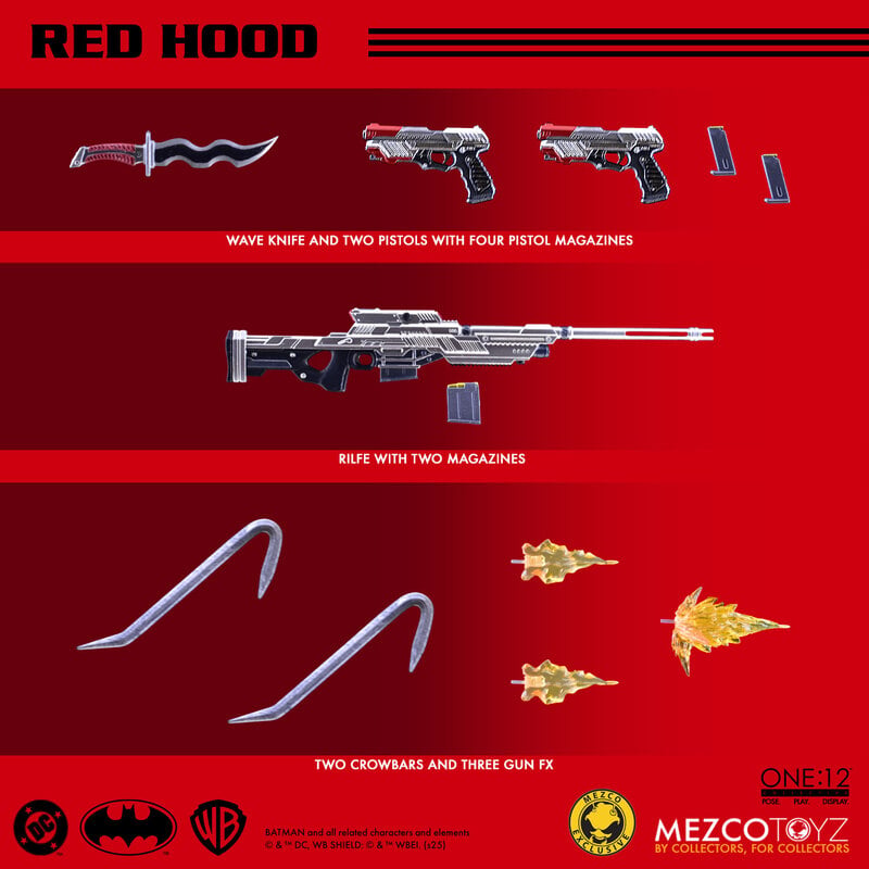 Mezco - Exclusive - One:12 Collective - Red Hood - 6" Action Figure
